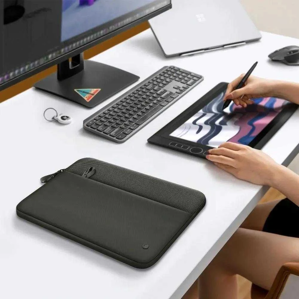 Tech-Protect Sleeve Nešiojamas kompiuteris Bag 13-14 - Žalias