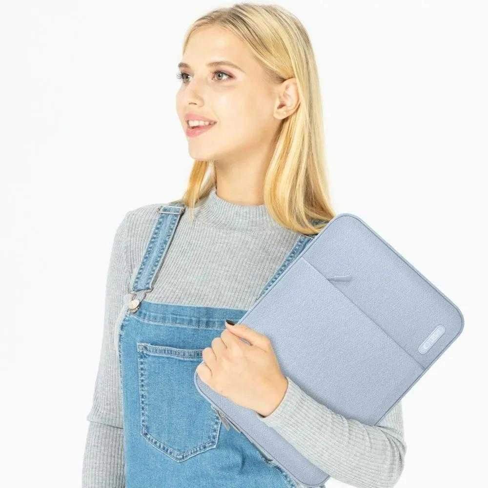 Tech-Protect Sleeve nešiojamojo kompiuterio krepšys 13-14" – mėlynos spalvos