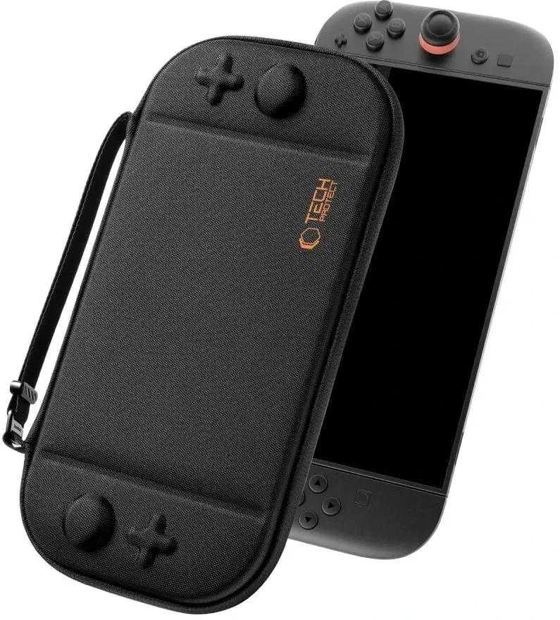 „Tech-Protect“ plonas dėklas, skirtas „Nintendo Switch 2“ - Juodas