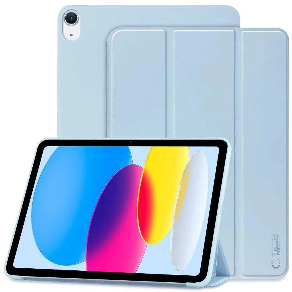 Tech-Protect SmartCase Apple iPad 10.9” 10 / 2022 / 11” 11 / 2025 – dėklas planšetiniam kompiuteriui žydros spalvos