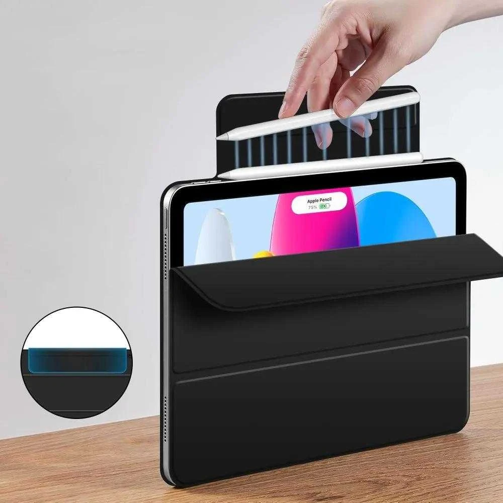 „Tech-Protect Smartcase Magnetic“, skirtas „iPad 10.9“ (2022 m.) / „iPad 11“ (2025 m.) - juodas