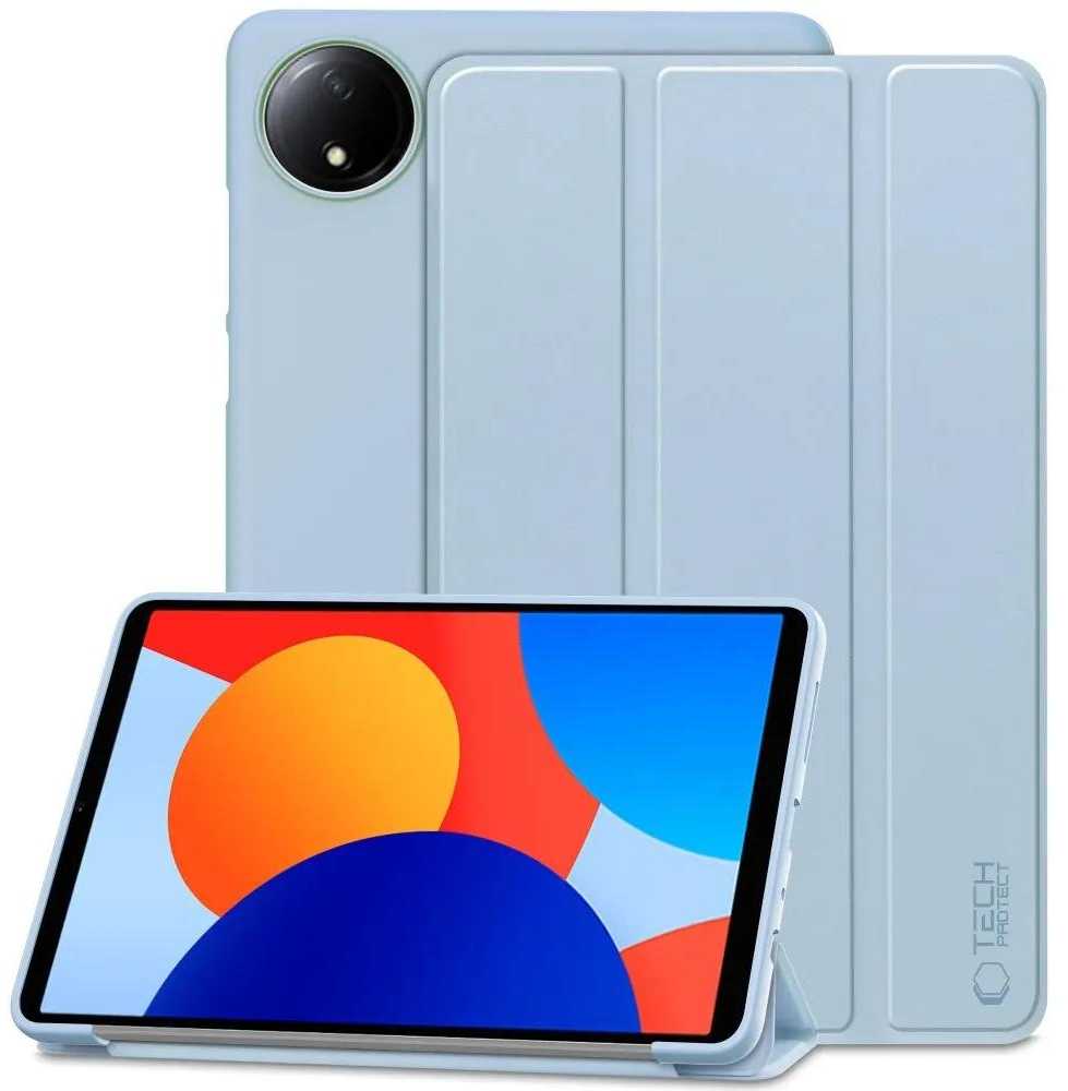 Tech-Protect SmartCase dėklas skirtas Xiaomi Redmi PAD SE - mėlynos spalvos