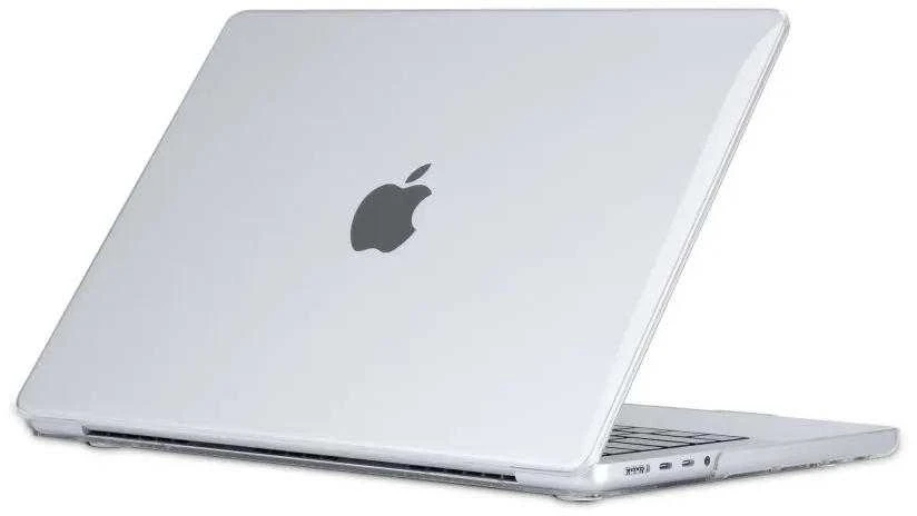 Tech-Protect SmartShell dėklas Apple MacBook Pro 14" M1 / ​​M2 / M3 2021-2023 – skaidrus