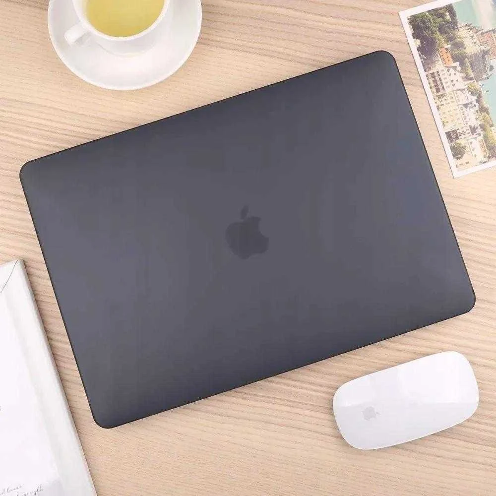 Tech-Protect SmartShell dėklas Apple MacBook Air 15" M2 / M3 / 2023-2024 – matinės juodos spalvos
