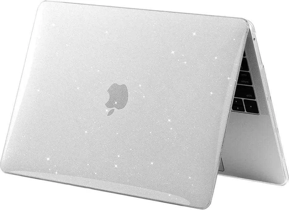 Tech-Protect SmartShell dėklas Apple MacBook Air 13" M2 / M3 / 2022-2024 – skaidrus ir blizgus