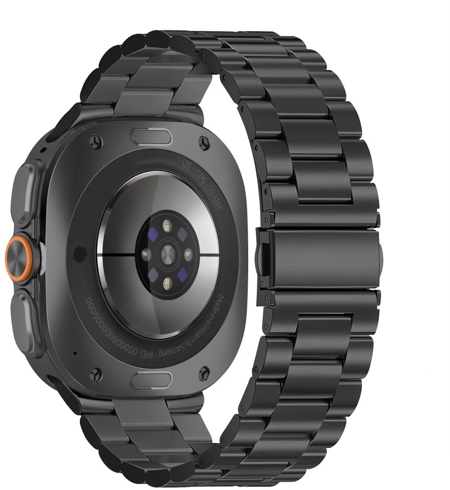 „Tech-Protect“ nerūdijančio plieno „Samsung Galaxy Watch Ultra 1 / 2“ 2024–2026 (47 mm) JUODA