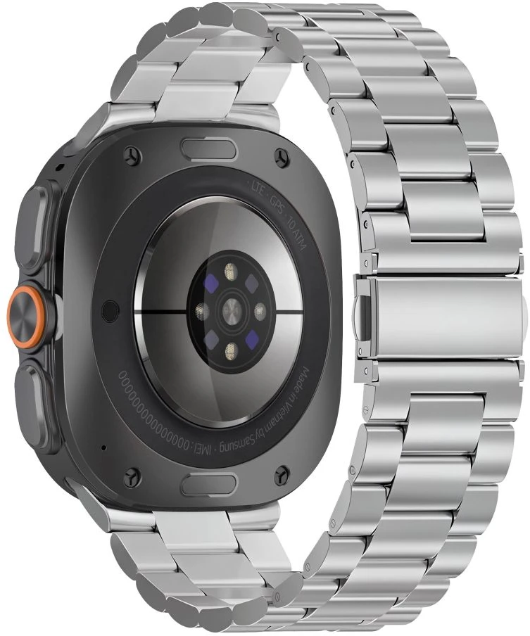 „Tech-Protect“ nerūdijančio plieno „Samsung Galaxy Watch Ultra 1 / 2“ 2024–2026 (47 mm) laikrodis su integruotu ekranu.