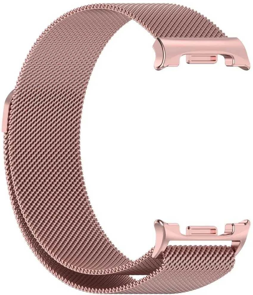 Tech-Protect Stainless Steel apyrankė skirta Samsung Galaxy Watch 40/44/46 mm – rožinės spalvos