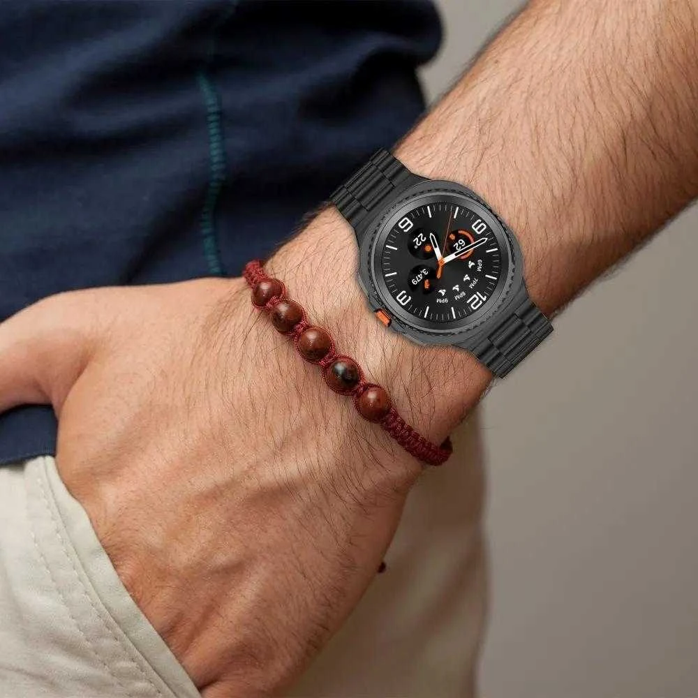 Tech-Protect Stainless Steel apyrankė skirta Samsung Galaxy Watch 40/44/46 mm – sidabro spalvos