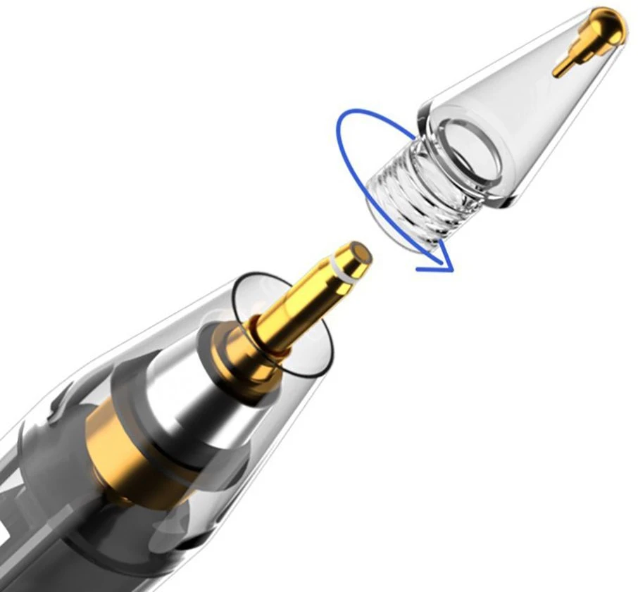 Tech-Protect STYLUS ANTGALIŲ RINKINYS 4 VNT. APPLE PENCIL SKAIDRŪS