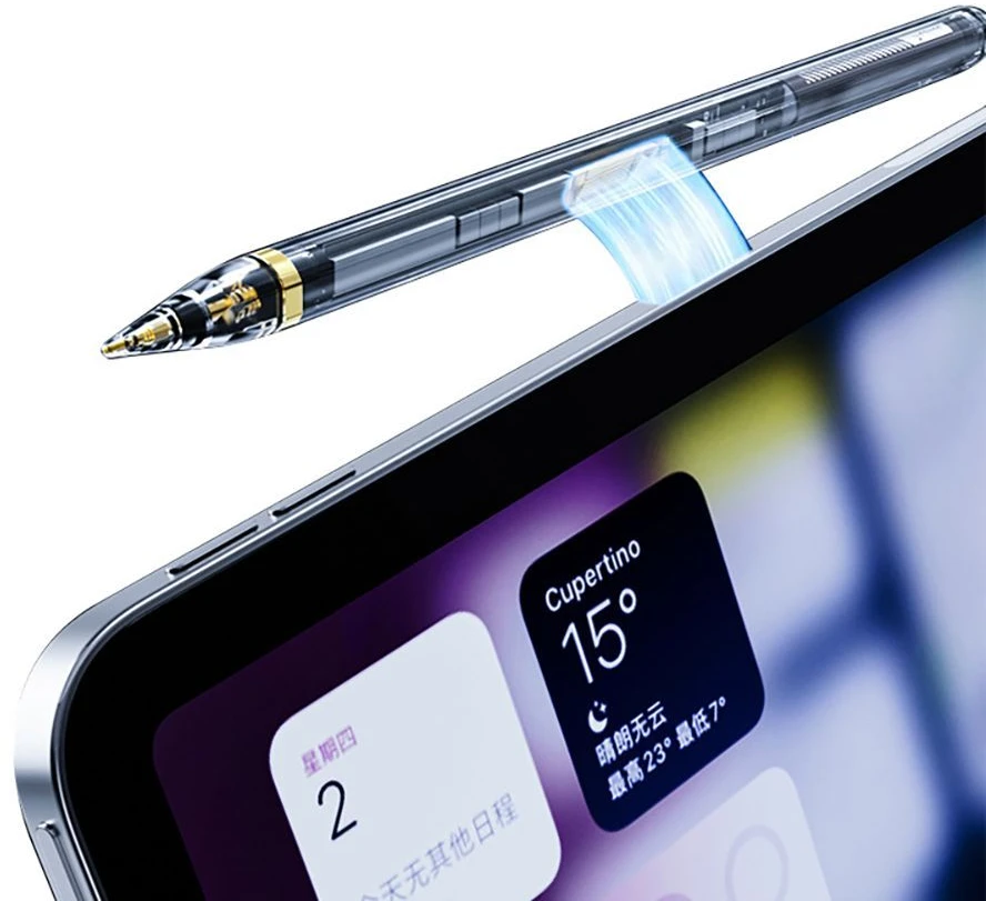 Tech-Protect STYLUS ANTGALIŲ RINKINYS 4 VNT. APPLE PENCIL SKAIDRŪS
