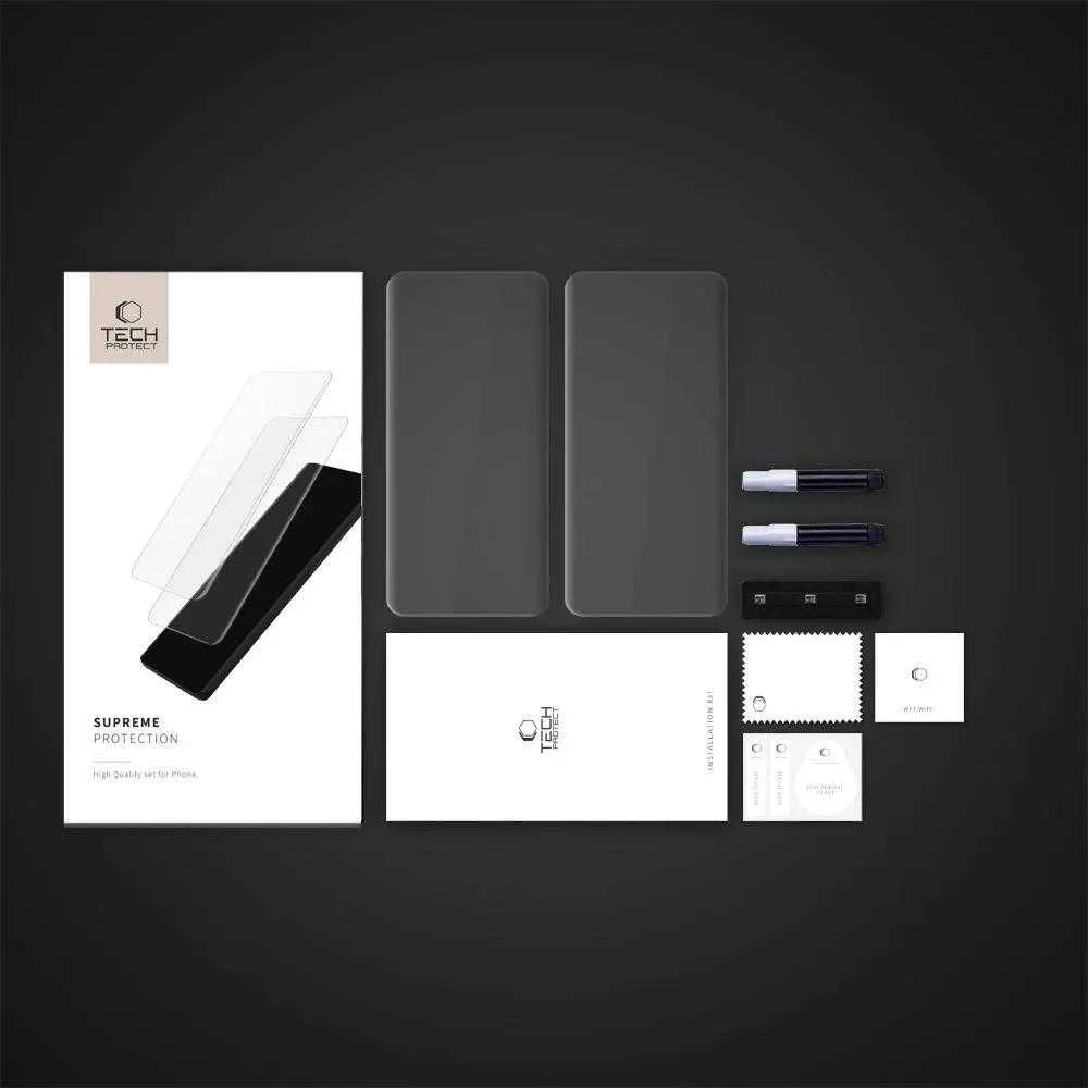 Tech-Protect Supreme Protection apsauginis stiklas for Xiaomi Redmi Note 14 PRO / 14 PRO+ 5G / Poco X7 5G – Transparent