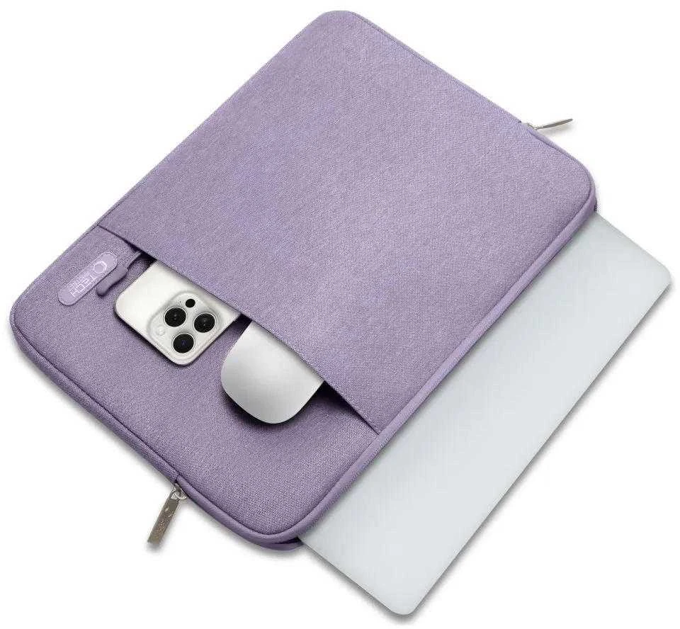 Tech Protect Tech-Protech Sleevy Nešiojamas kompiuteris 13-14 dėklas kompiuteriu levandų spalvos