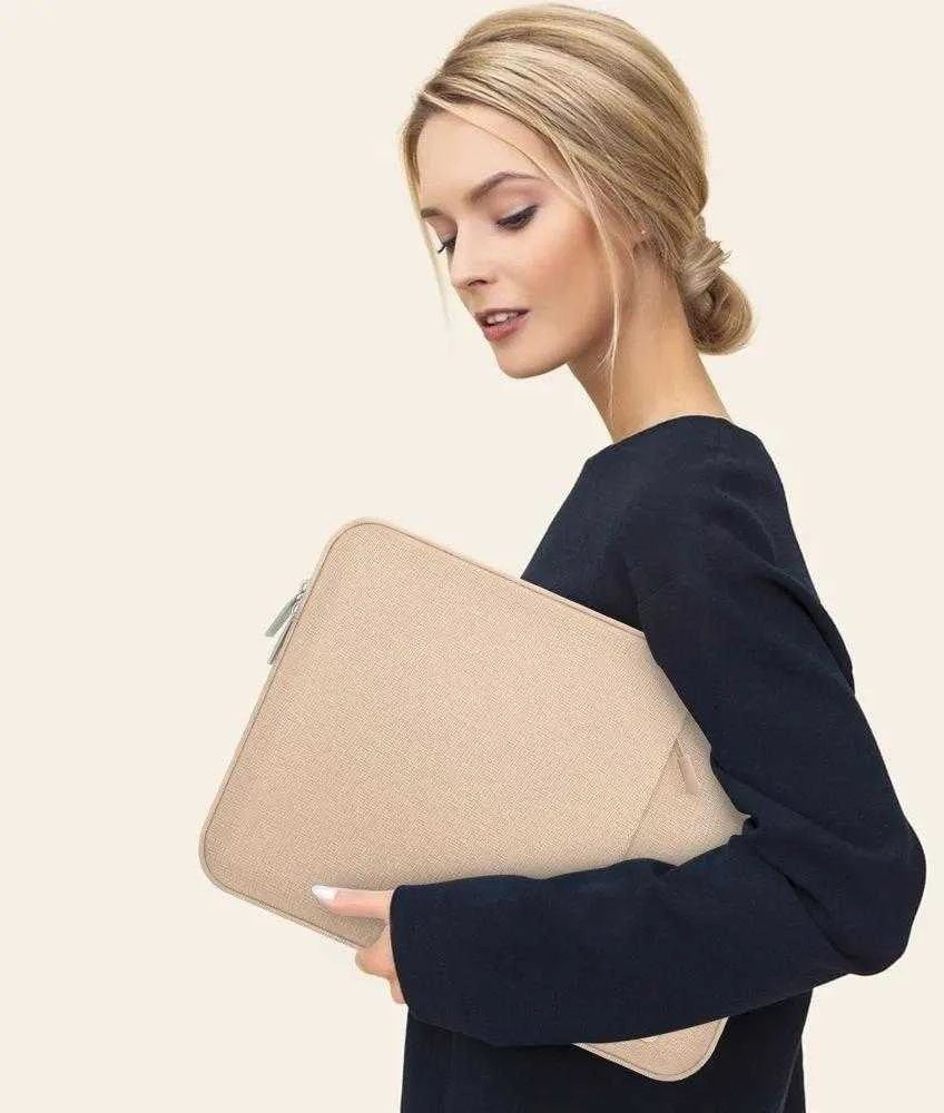 Tech Protect Tech-Protech Sleevy Nešiojamas kompiuteris 13-14 dėklas kompiuteriu latte kavos spalvos