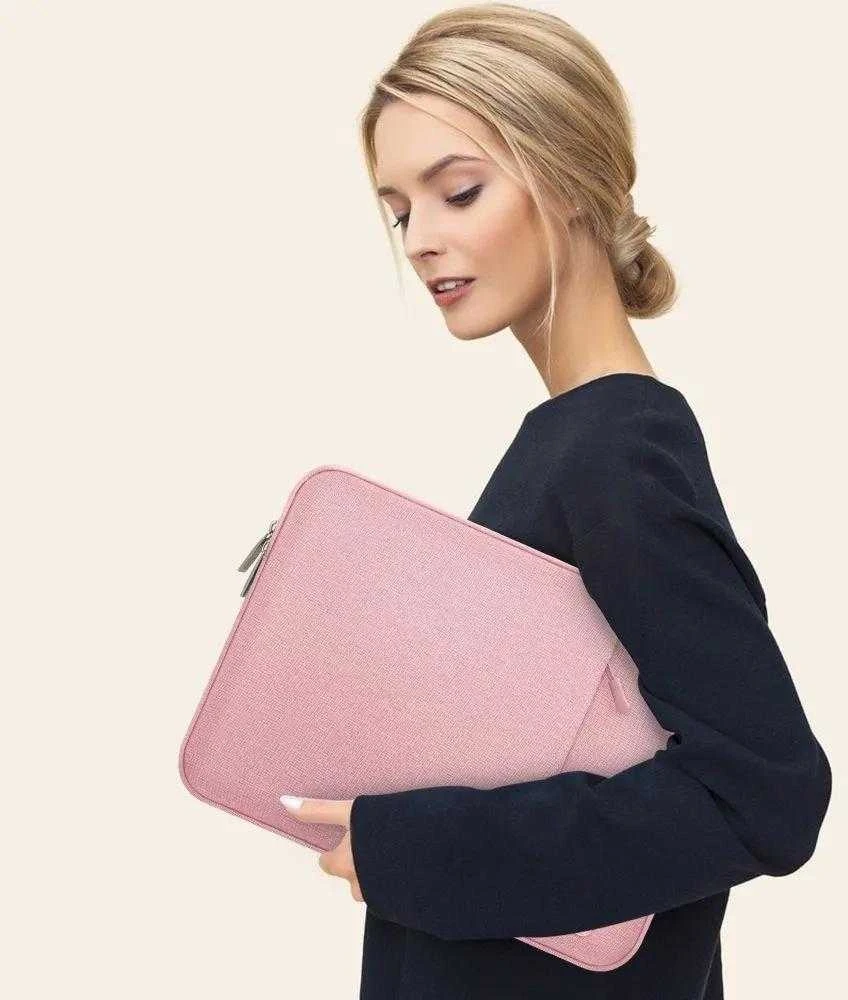 Tech Protect Tech-Protech Sleevy Nešiojamas kompiuteris 13-14 dėklas kompiuteriu rožinės spalvos