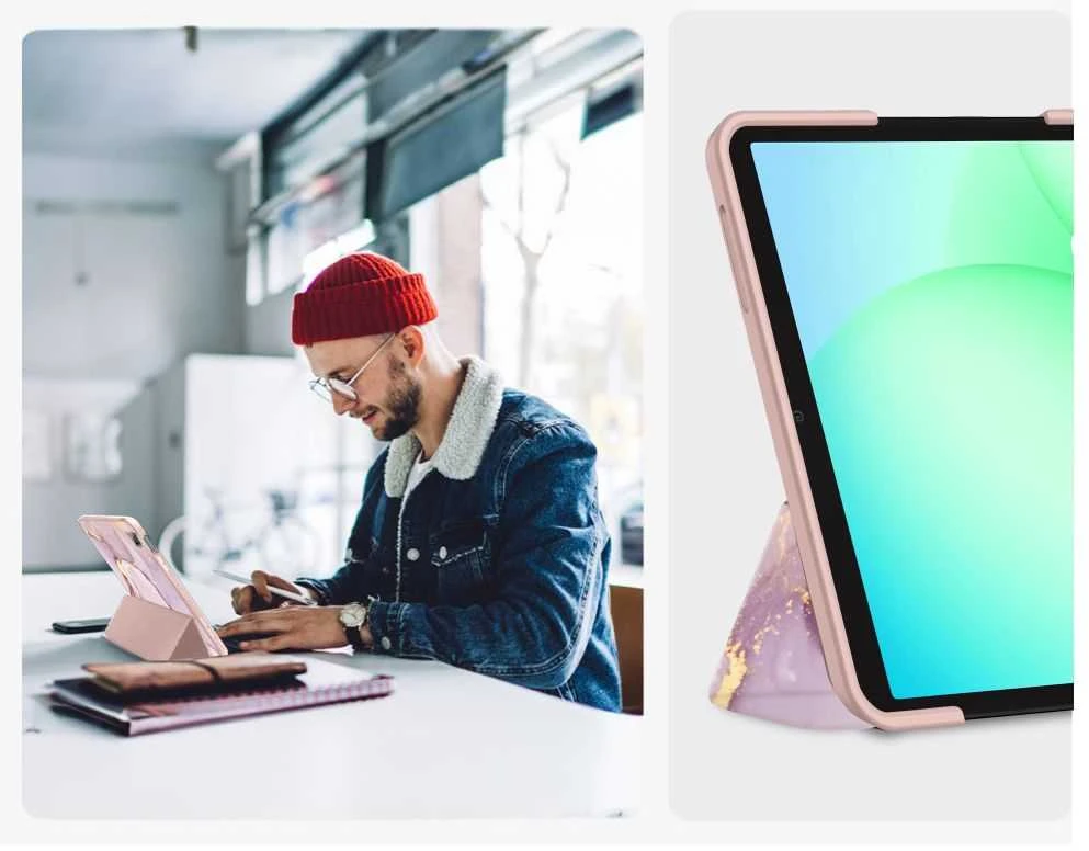 Tech Protect TechProtect SmartCase dėklas skirtas Samsung Galaxy Tab A9 / A11 8.7 X110 / X115 / X133 / X135 – multicolor