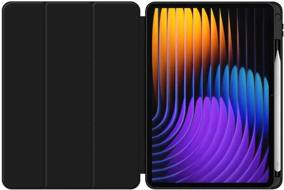Tech Protect TechProtect SmartCase Pen case for Xiaomi Pad 7 / 7 Pro – dėklas planšetiniam kompiuteriui juodos spalvos