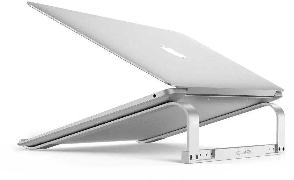 Tech-Protect ULS100 universalus stovas nešiojamiems kompiuteriams iki 16" – sidabrinės spalvos