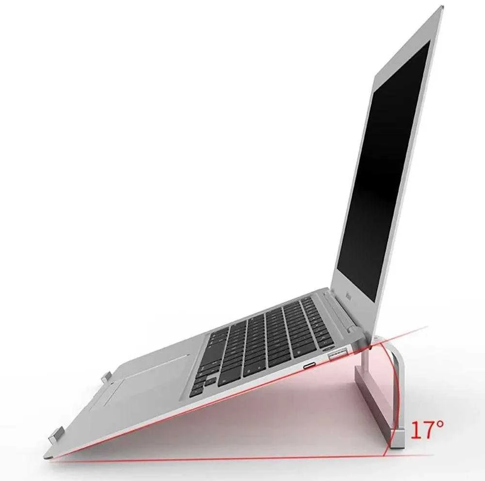 Tech-Protect ULS100 universalus stovas nešiojamiems kompiuteriams iki 16" – sidabrinės spalvos
