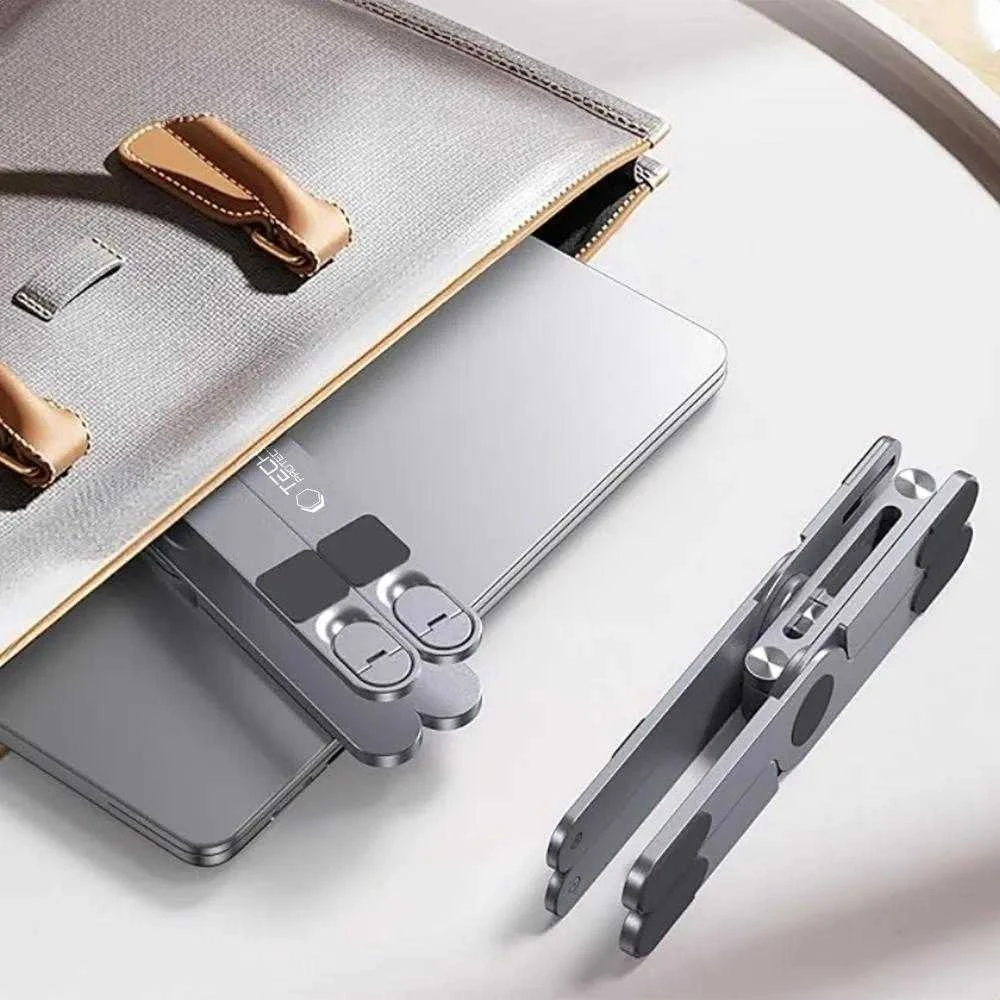 Tech-Protect ULS200 stovas, universalus nešiojamiems kompiuteriams iki 16″ – pilkos spalvos