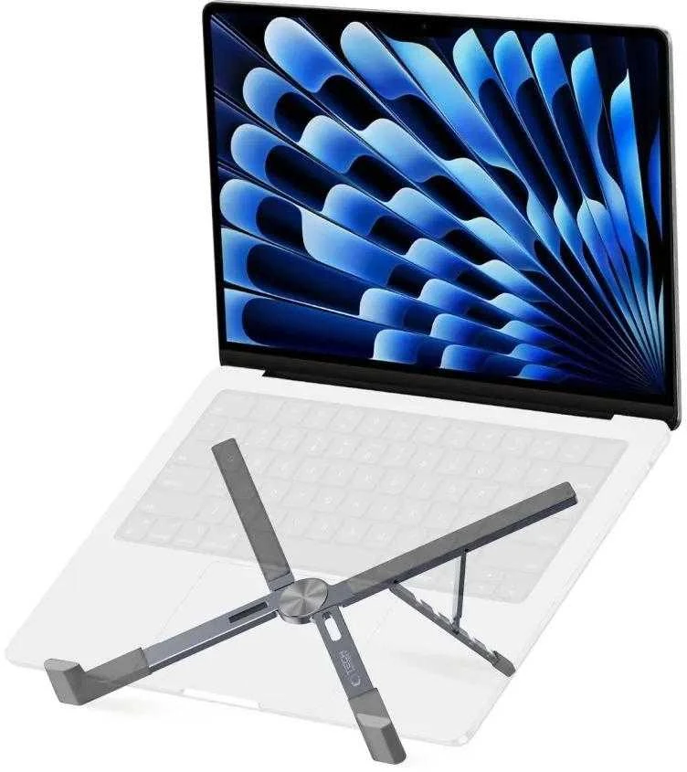 Tech-Protect ULS300 laptop stovas – pilkos spalvos