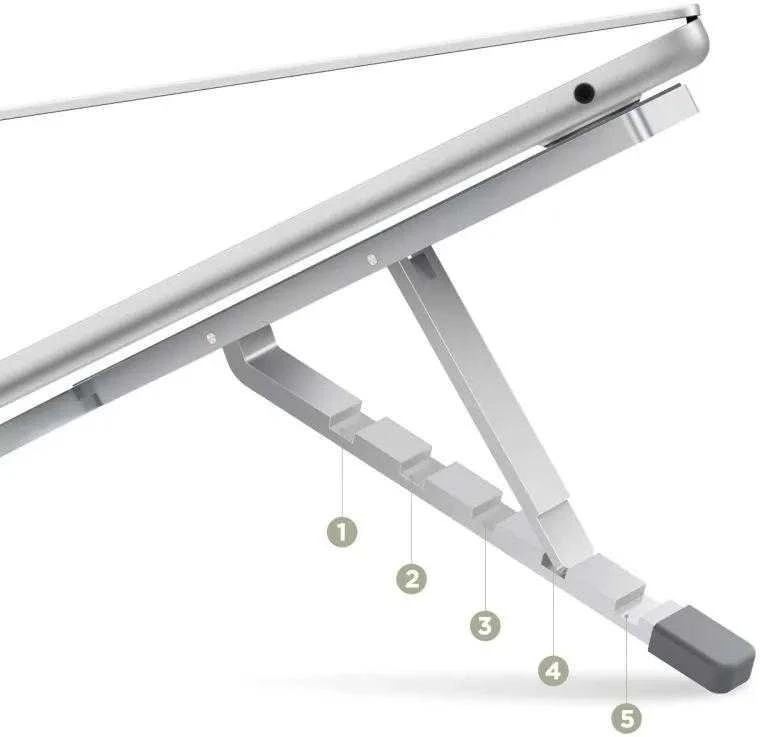 Tech-Protect ULS300 laptop stovas – sidabrinės spalvos