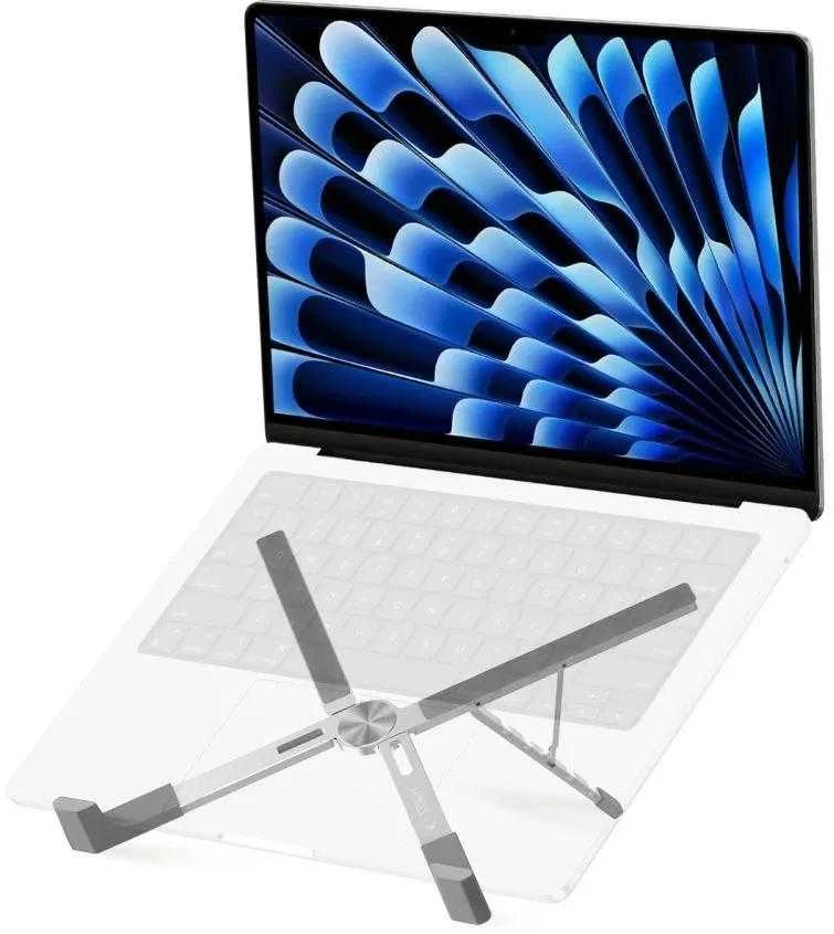 Tech-Protect ULS300 laptop stovas – sidabrinės spalvos