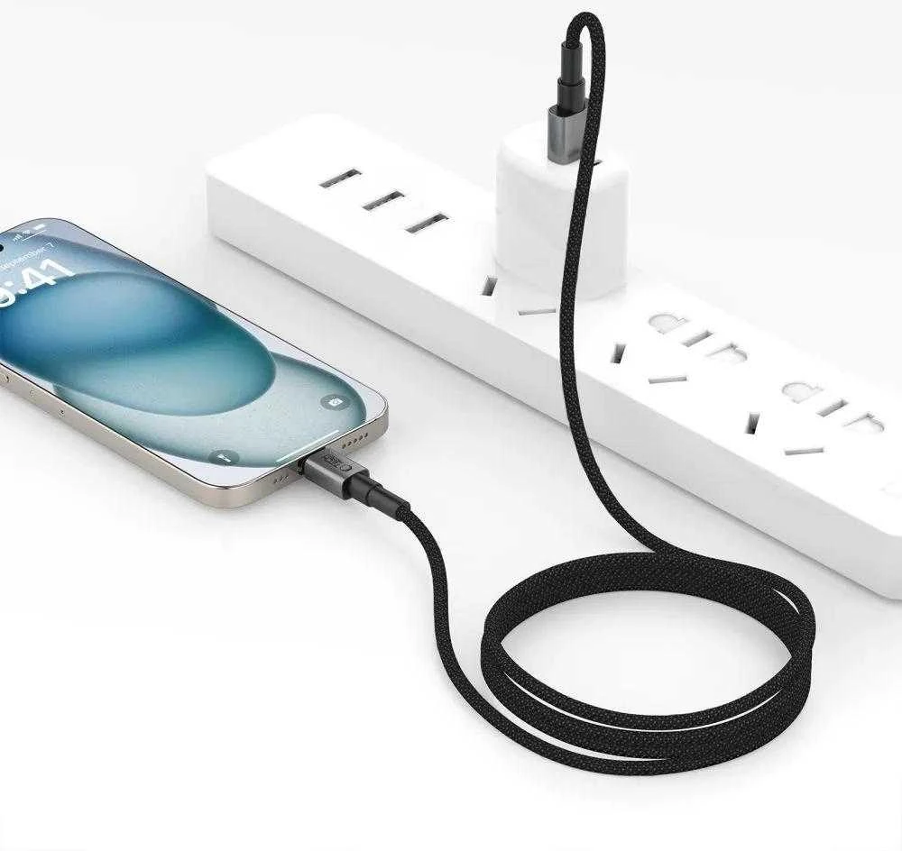 Tech-Protect UltraBoost DNA USB-A / Lightning kabelis 15W/2.4A 100 cm - pilka