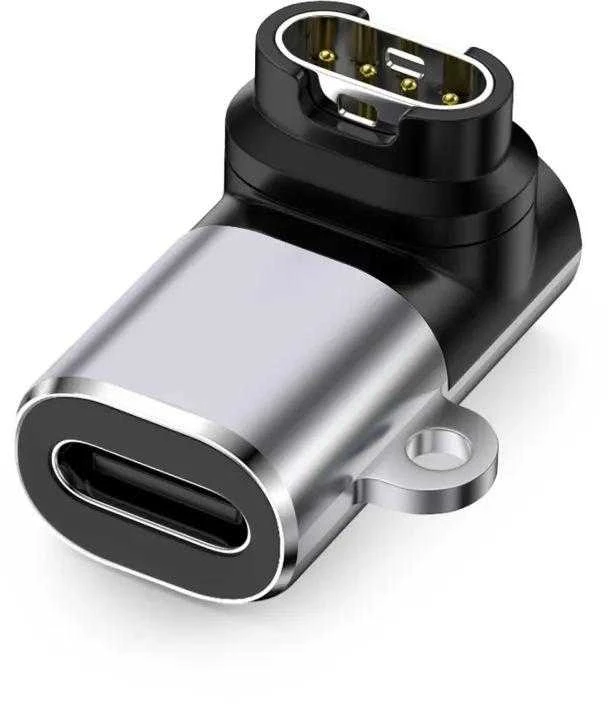 Tech-Protect Ultraboost USB-C Angle Adapteris skirtas Garmin Watch – pilkos spalvos
