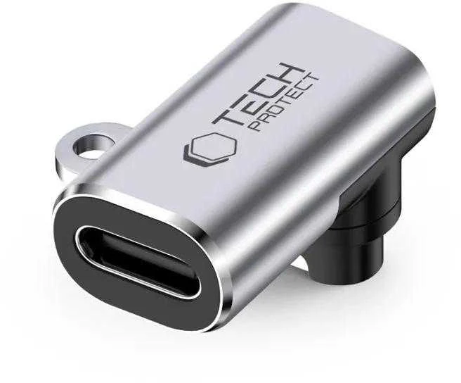 Tech-Protect Ultraboost USB-C Angle Adapteris skirtas Garmin Watch – pilkos spalvos