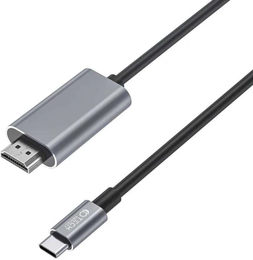 „Tech-Protect UltraBoost“ USB-C / HDMI 4K 60Hz kabelis, 2 m, juodas