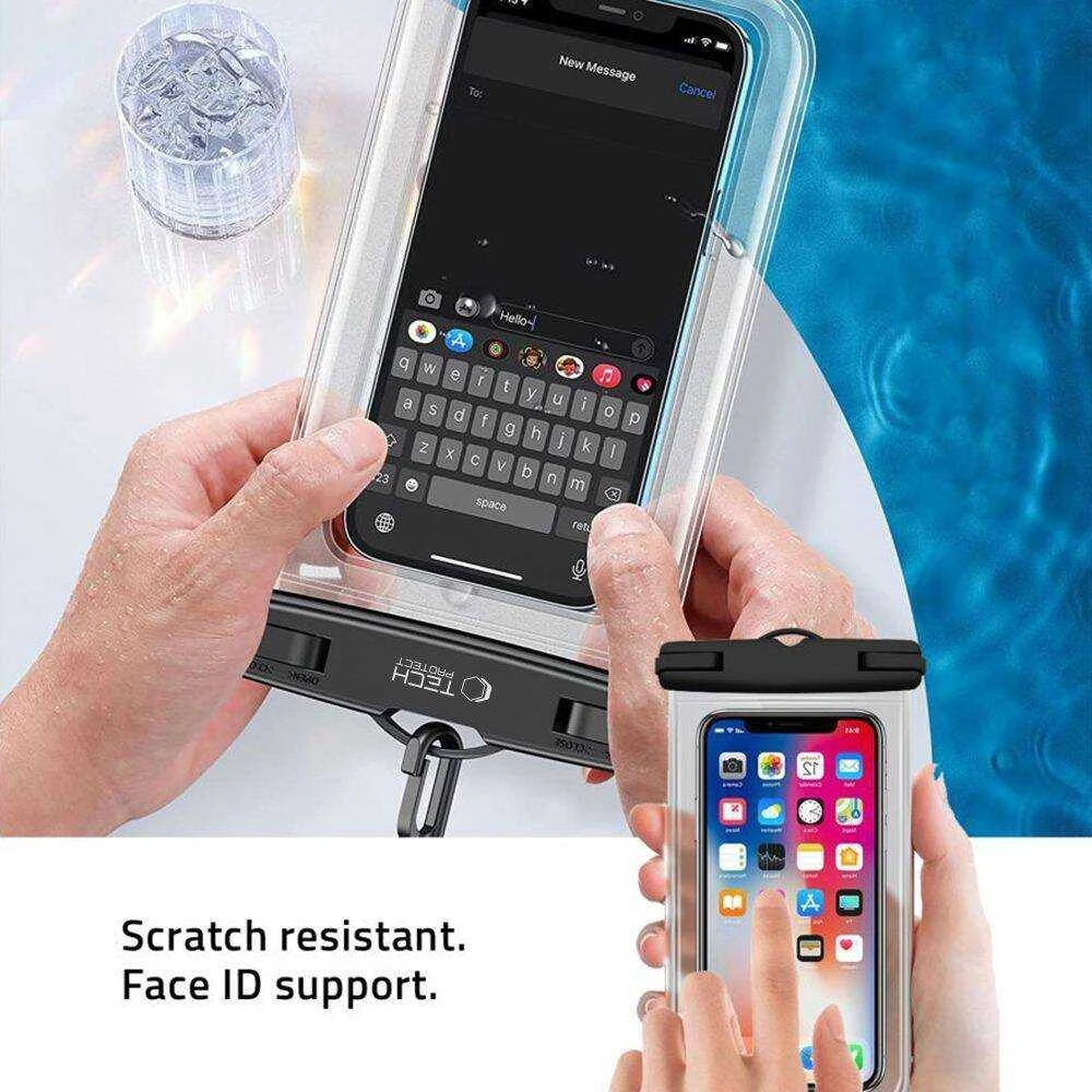 Tech-Protect Universal Atsparus vandeniui rožinės spalvos