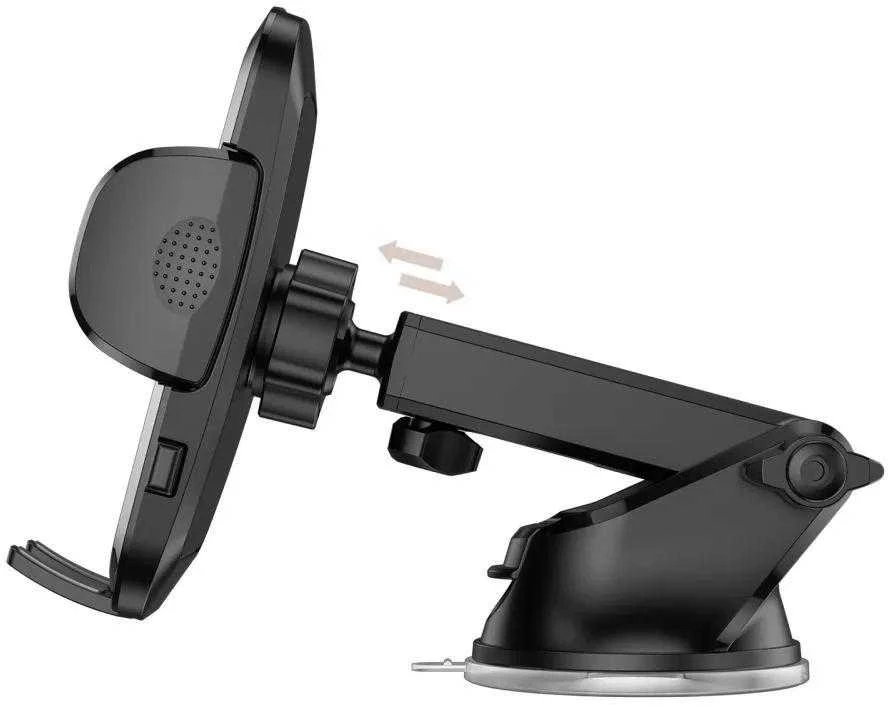 Tech-Protect V3 automobilinis telefono laikiklis for windshield/cockpit – juodos spalvos