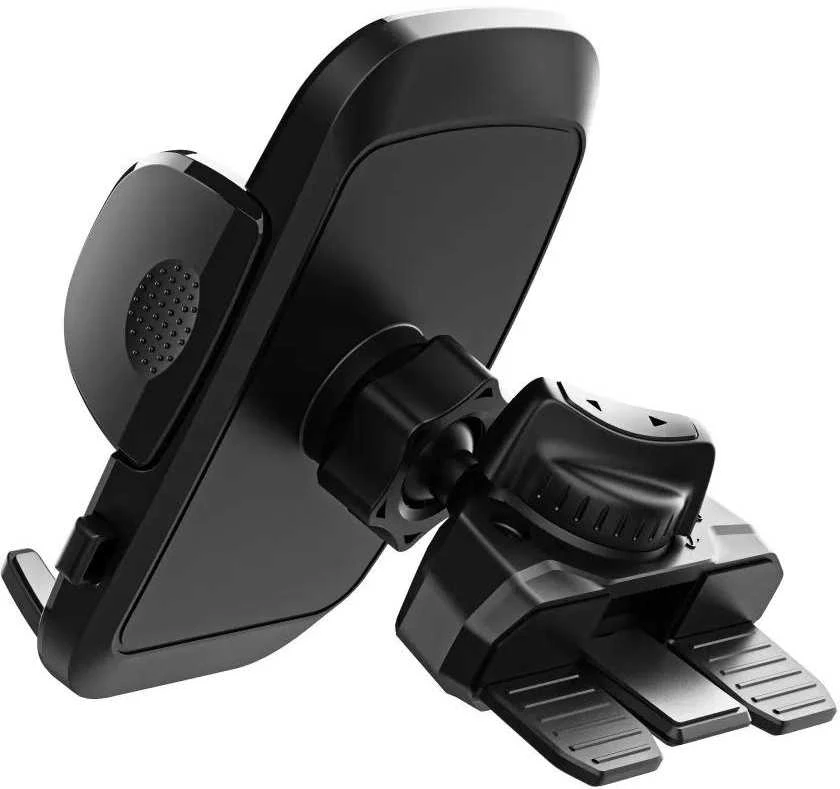 Tech-Protect V3 automobilinis telefono laikiklis su CD drive – juodos spalvos