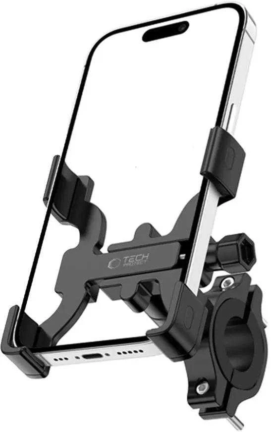 Tech-Protect V3 telefono laikiklis dviračiui on the handlebar – juodos spalvos