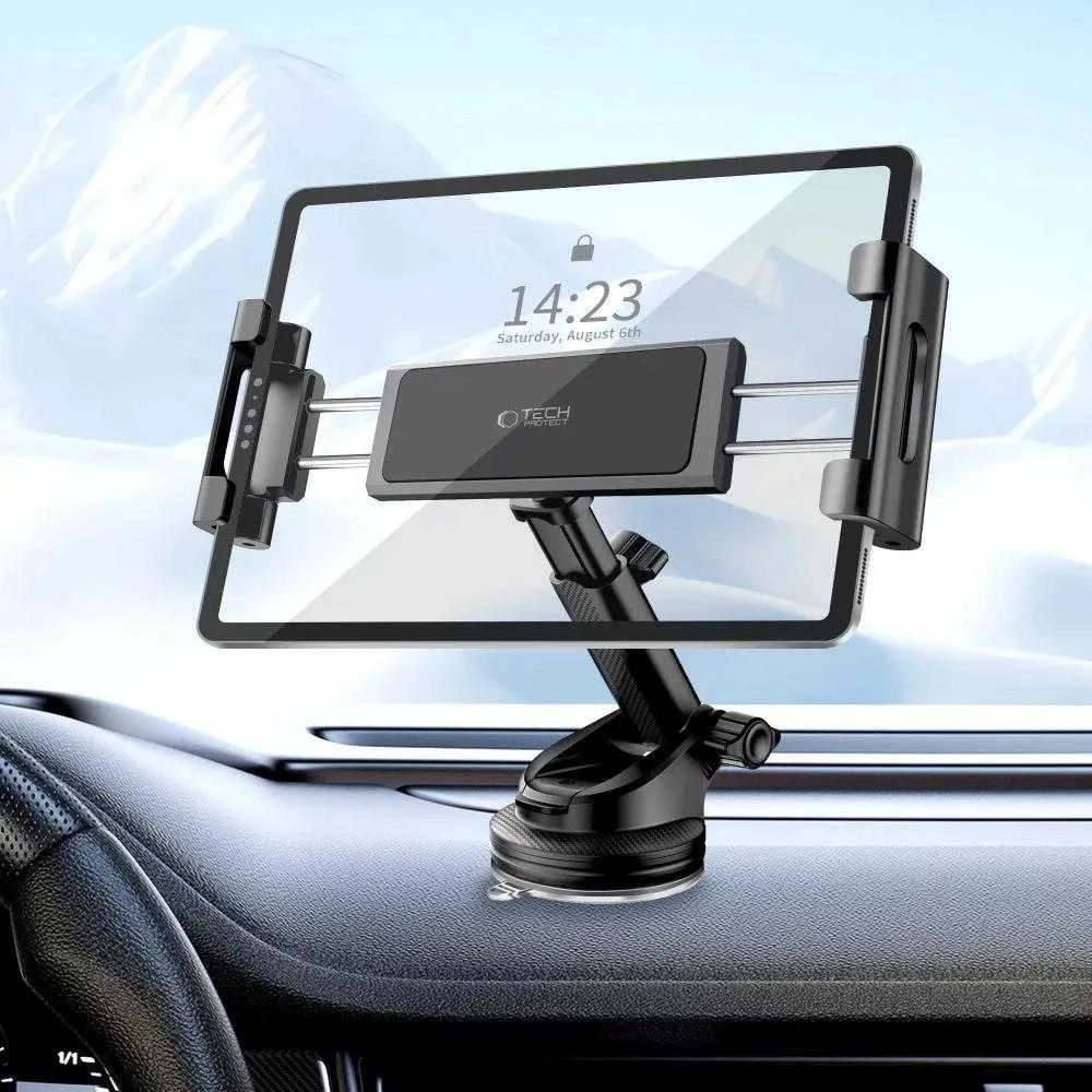 Tech-Protect V4 Car Planšetė Holder for Cockpit Mount - Juodas