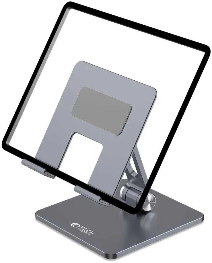 Tech-Protect Z11 stovas, universalus planšetiniams kompiuteriams iki 13″ – pilkos spalvos