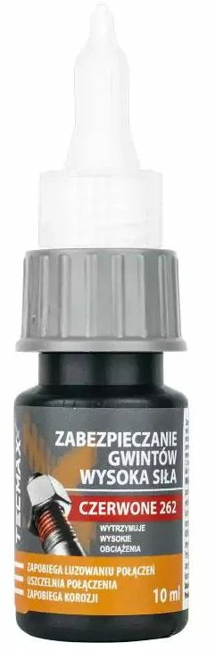 TECMAXX PRIEMONĖ SRIEGIMS FIKSUOTI RAUDONA – NUOLATINĖ 10ml LUZ
