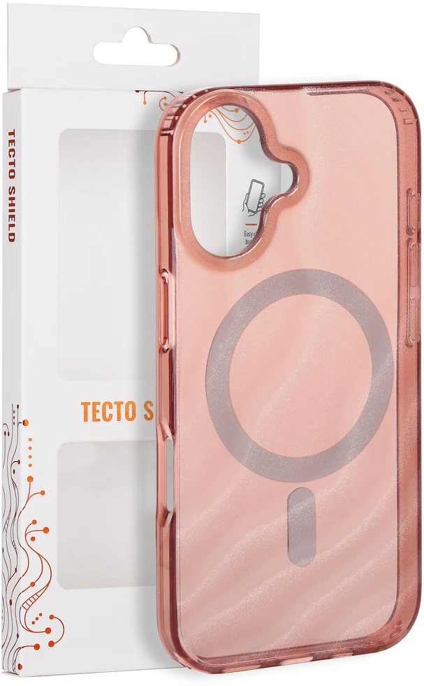 Tecto Shield Desert Mag dėklas, skirtas iPhone 17 6,3" terakotos spalvos