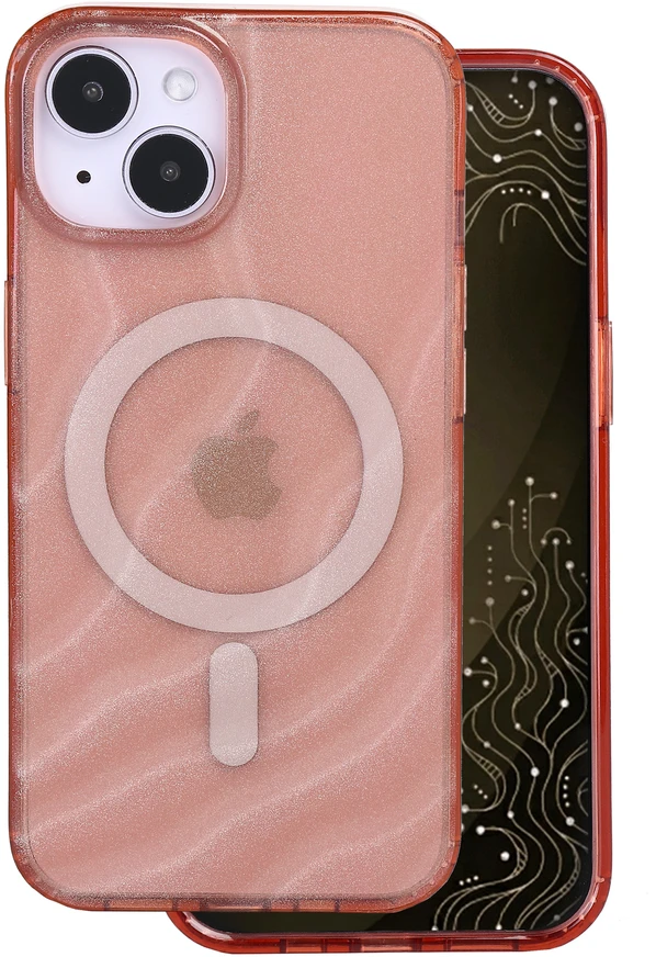 Tecto Shield Desert Mag dėklas, skirtas iPhone 13 / 14 6,1" terakotos spalvos