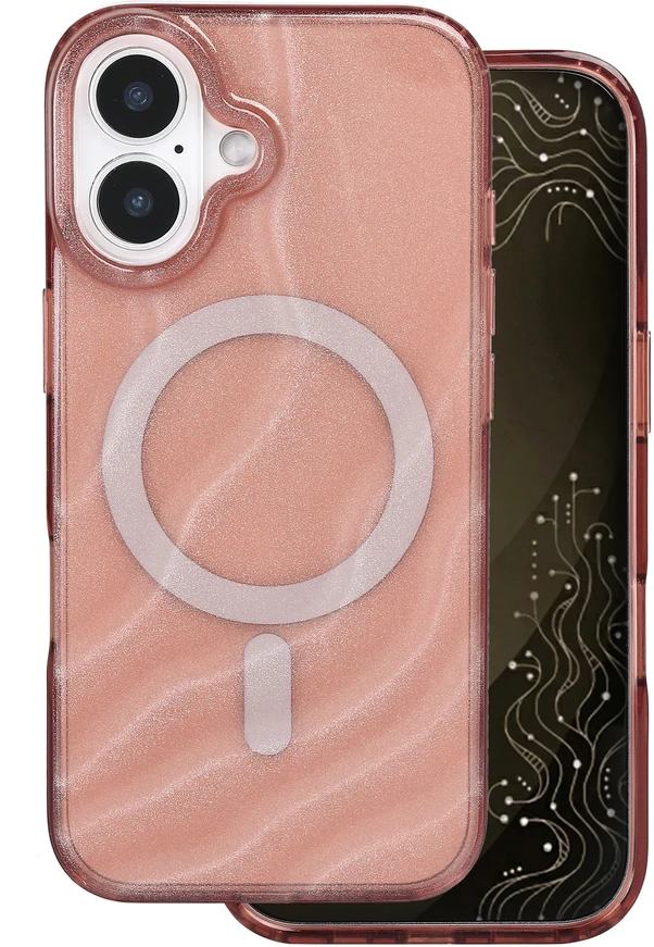 Tecto Shield Desert Mag dėklas, skirtas iPhone 17 6,3" terakotos spalvos