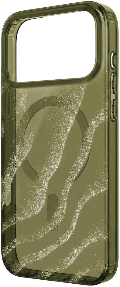Tecto Shield Desert Mag dėklas, skirtas iPhone 17 Pro 6,3" / iPhone 18 Pro 6,3", tamsiai alyvuogių spalvos