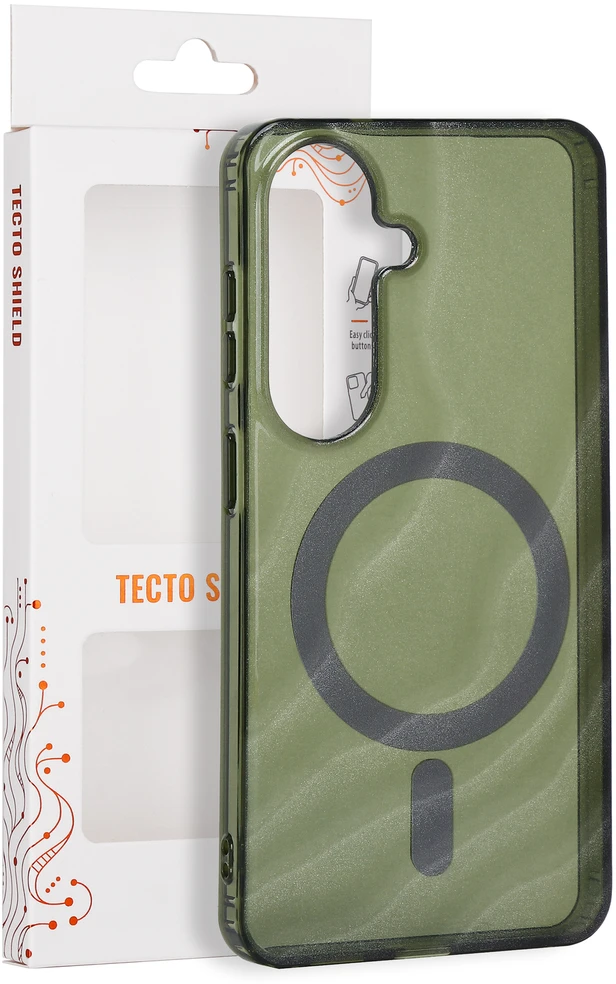 Tecto Shield Desert Mag dėklas, skirtas Samsung Galaxy S26, tamsiai alyvinės spalvos