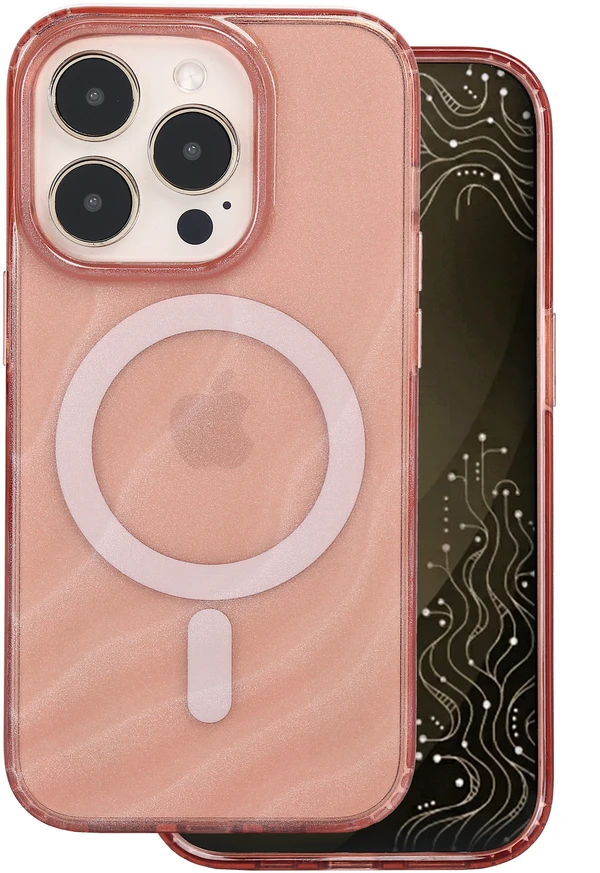 Tecto Shield Desert Mag dėklas, skirtas iPhone 14 Pro 6,1" terakotos spalvos