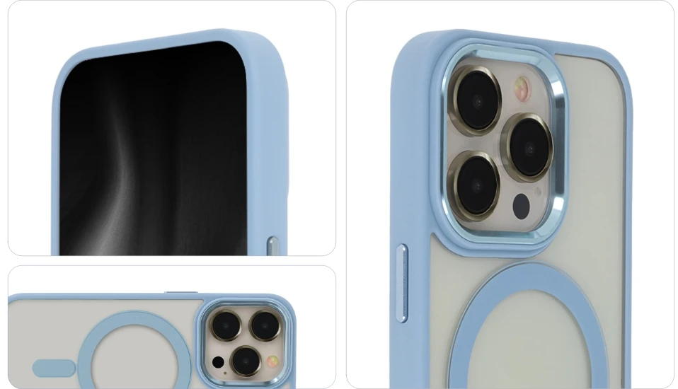 Tecto Shield Elegantiškas „Satin“ Mag dėklas, skirtas iPhone 11, mėlynas