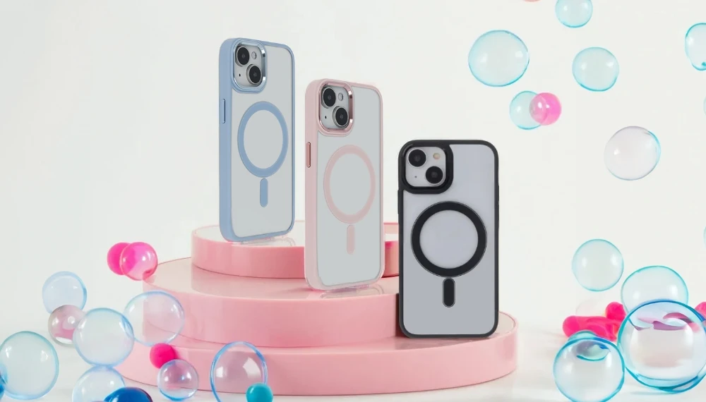 Tecto Shield Elegantiškas „Satin“ Mag dėklas, skirtas iPhone 11, mėlynas