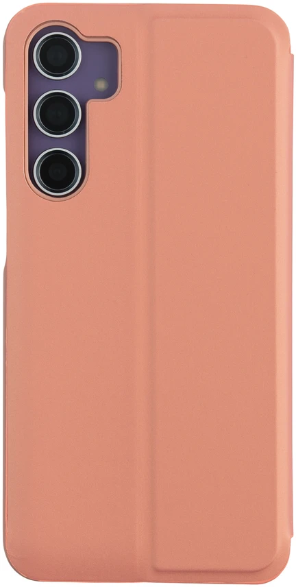 Tecto Shield „Fold Mirror View“ dėklas, skirtas „Samsung Galaxy S23 FE“, rožinis