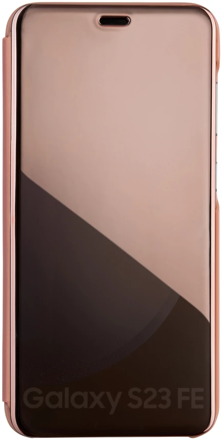 Tecto Shield „Fold Mirror View“ dėklas, skirtas „Samsung Galaxy A14 4G / A14 5G“, rožinis