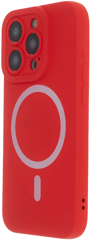 Tecto Shield Minkštas silikoninis „Mag“ dėklas, skirtas iPhone 12 6,1" raudonas