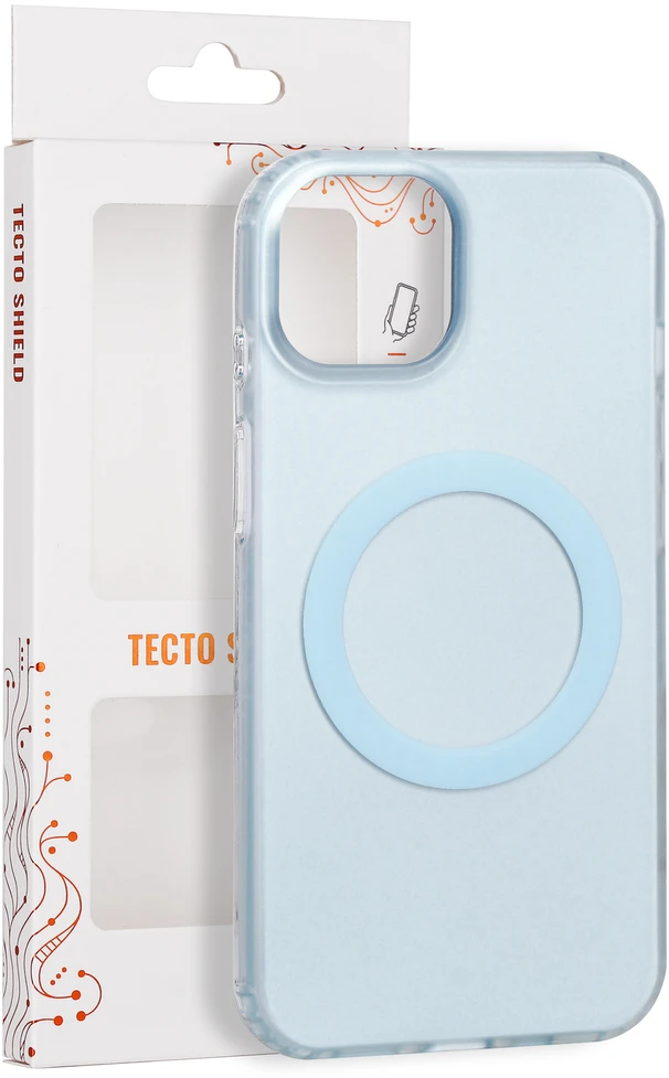 Telforceone Tecto Shield Mistiq Mag dėklas iPhone 15 6,1" mėlynas
